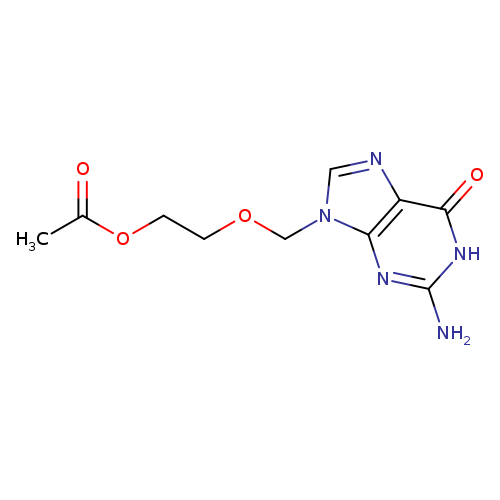 2-((2-Amino-6-oxo-1H-purin-9(6H)-yl)methoxy)ethyl acetate