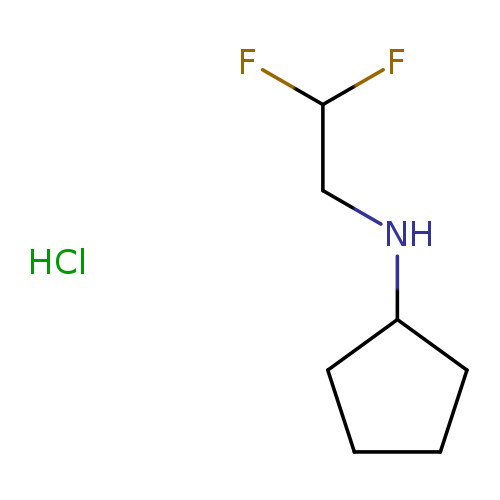 N-(2,2-difluoroethyl)cyclopentanamine hydrochloride