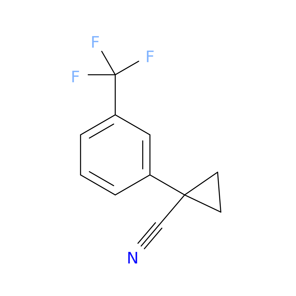 1-(3-(Trifluoromethyl)phenyl)cyclopropanecarbonitrile