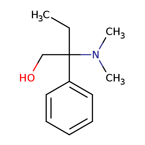 beta-(dimethylamino)-beta-ethylphenethyl alcohol