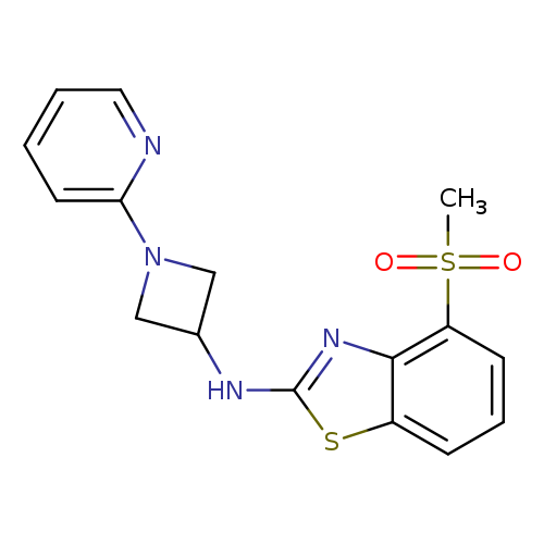 4-methanesulfonyl-N-[1-(pyridin-2-yl)azetidin-3-yl]-1,3-benzothiazol-2-amine