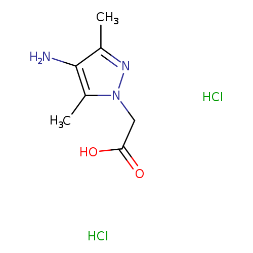 2-(4-amino-3,5-dimethyl-1H-pyrazol-1-yl)acetic acid dihydrochloride