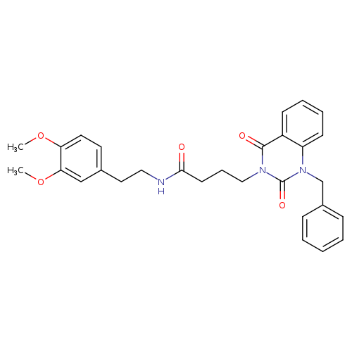 4-(1-benzyl-2,4-dioxo-1,2,3,4-tetrahydroquinazolin-3-yl)-N-[2-(3,4-dimethoxyphenyl)ethyl]butanamide