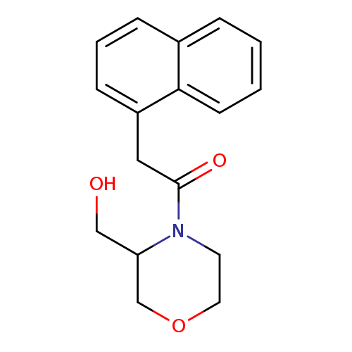1-[3-(hydroxymethyl)morpholin-4-yl]-2-(naphthalen-1-yl)ethan-1-one