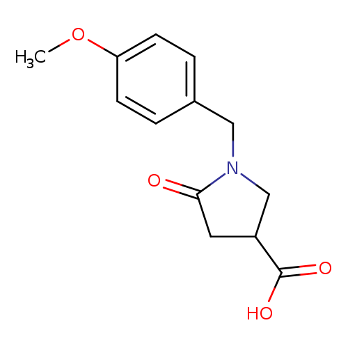 3-Pyrrolidinecarboxylic acid, 1-[(4-methoxyphenyl)methyl]-5-oxo-