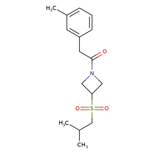2-(3-methylphenyl)-1-[3-(2-methylpropanesulfonyl)azetidin-1-yl]ethan-1-one