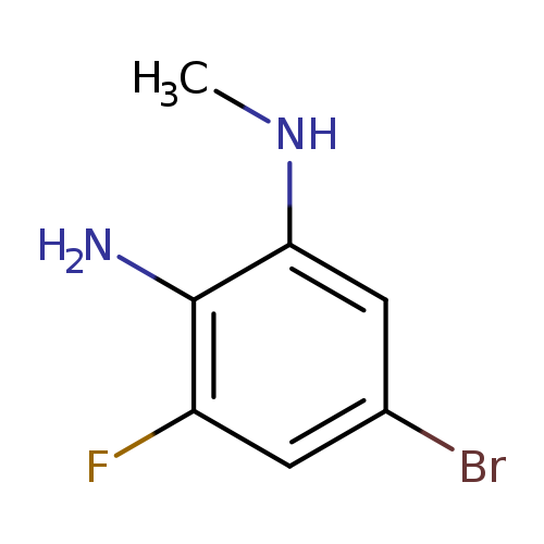 4-Bromo-2-fluoro-6-(methylamino)aniline