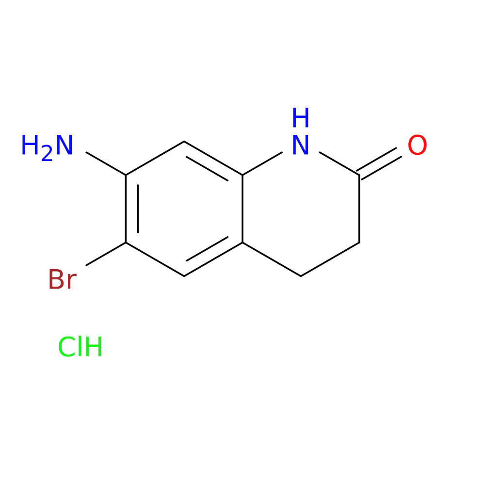 7-amino-6-bromo-1,2,3,4-tetrahydroquinolin-2-one hydrochloride