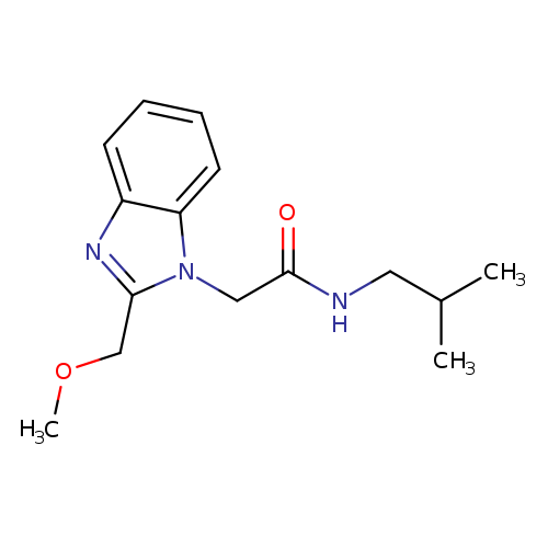 2-[2-(methoxymethyl)-1H-1,3-benzodiazol-1-yl]-N-(2-methylpropyl)acetamide