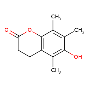 6-Hydroxy-5,7,8-trimethyl-3,4-dihydro-2H-1-benzopyran-2-one