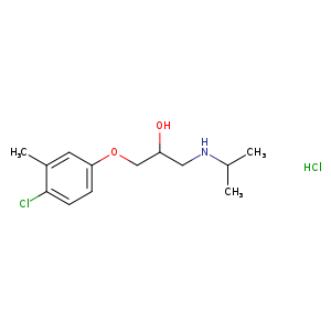 1-(4-chloro-3-methylphenoxy)-3-[(propan-2-yl)amino]propan-2-ol hydrochloride