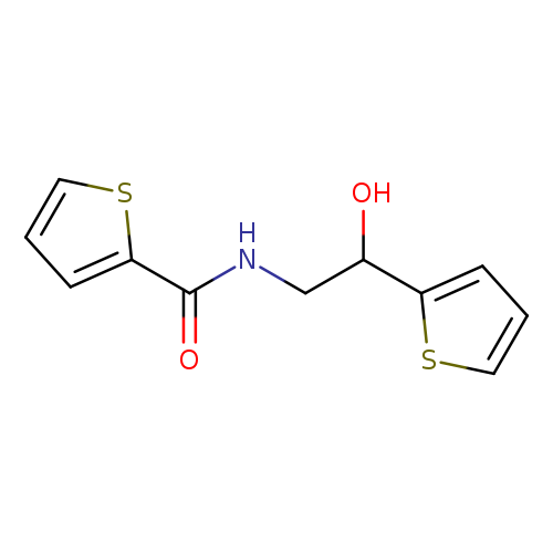 N-[2-hydroxy-2-(thiophen-2-yl)ethyl]thiophene-2-carboxamide