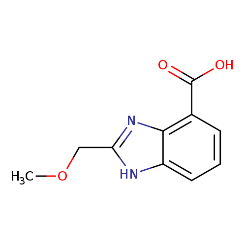 2-(methoxymethyl)-1H-1,3-benzodiazole-4-carboxylic acid