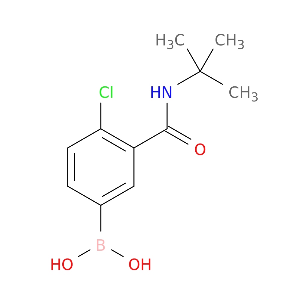 4-Chloro-3-(t-butylcarbamoyl)phenylboronic acid