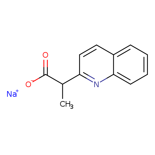 sodium 2-(quinolin-2-yl)propanoate