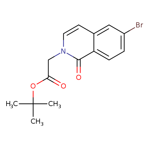 tert-butyl 2-(6-bromo-1-oxo-1,2-dihydroisoquinolin-2-yl)acetate