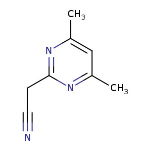 2-Pyrimidineacetonitrile, 4,6-dimethyl- (8CI,9CI)