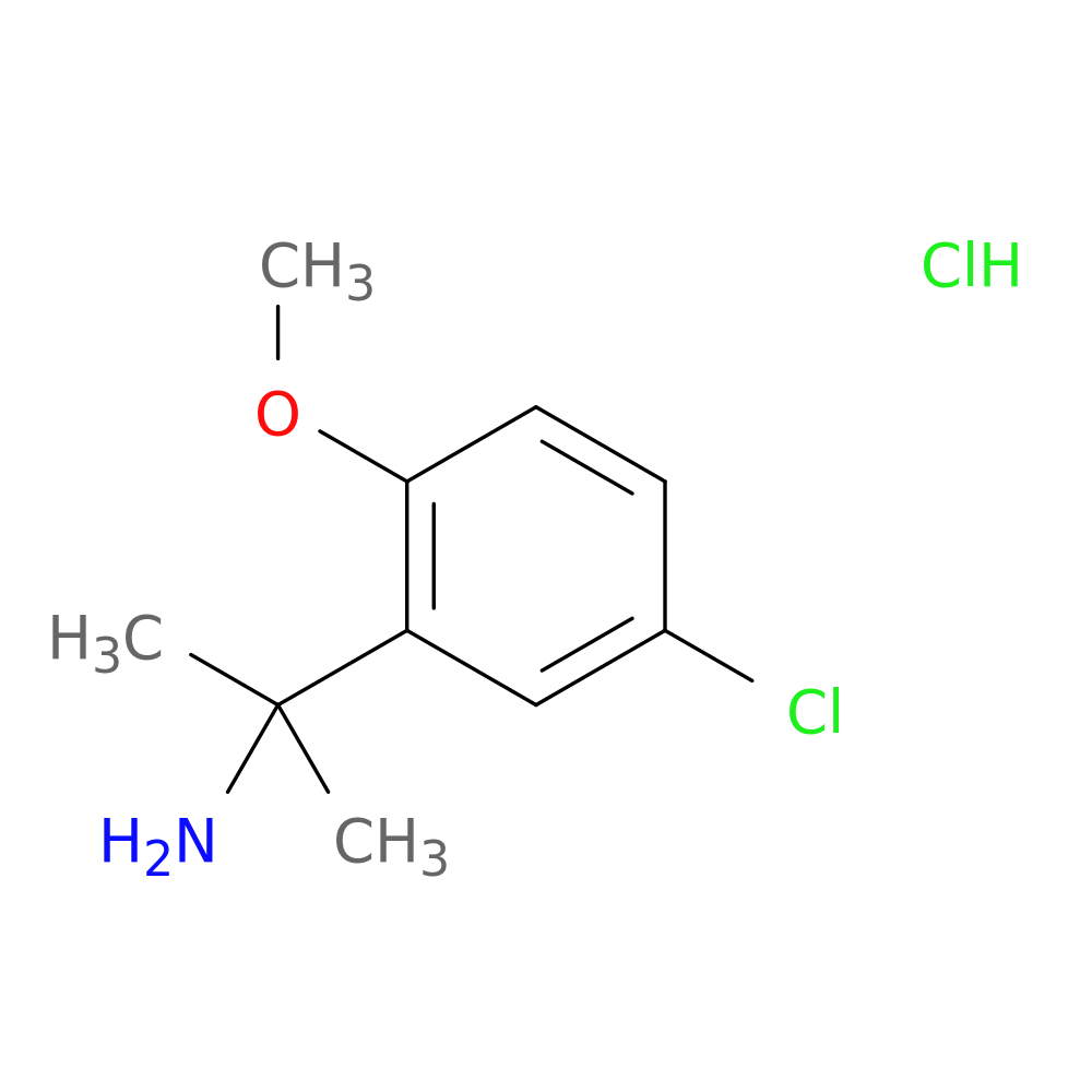 2-(5-Chloro-2-methoxyphenyl)propan-2-amine hydrochloride