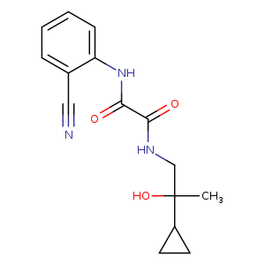 N'-(2-cyanophenyl)-N-(2-cyclopropyl-2-hydroxypropyl)ethanediamide