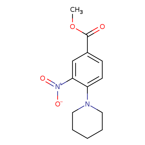 Methyl 3-nitro-4-piperidin-1-ylbenzoate