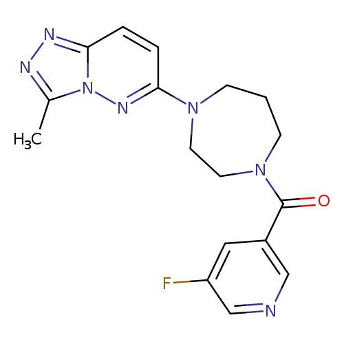 1-(5-fluoropyridine-3-carbonyl)-4-{3-methyl-[1,2,4]triazolo[4,3-b]pyridazin-6-yl}-1,4-diazepane
