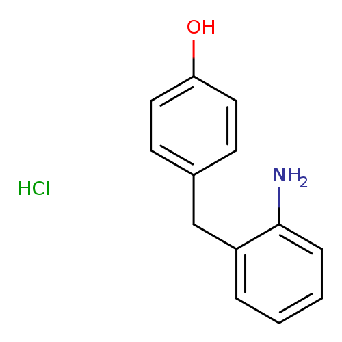 4-[(2-aminophenyl)methyl]phenol hydrochloride