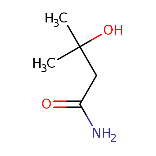 3-hydroxy-3-methylbutanamide