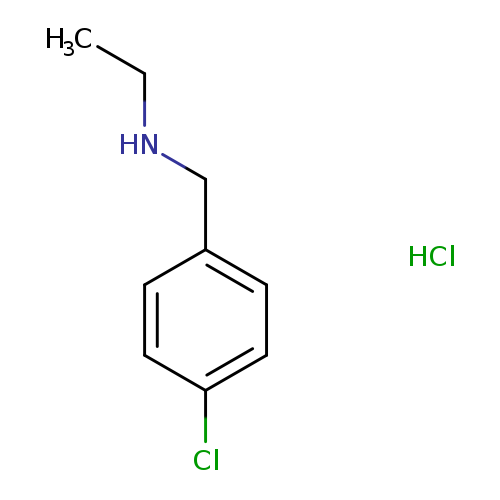 Benzenemethanamine, 4-chloro-N-ethyl-, hydrochloride (1:1)