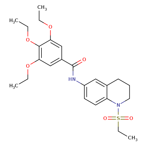 N-[1-(ethanesulfonyl)-1,2,3,4-tetrahydroquinolin-6-yl]-3,4,5-triethoxybenzamide