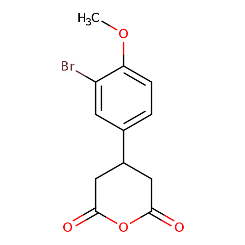 4-(3-bromo-4-methoxyphenyl)oxane-2,6-dione