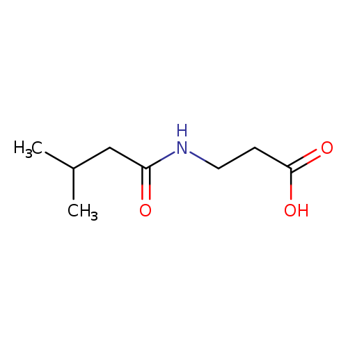 3-(3-Methylbutanamido)propanoic acid