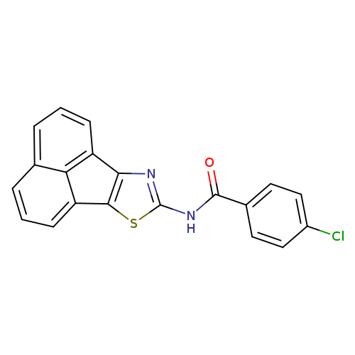 4-chloro-N-{11-thia-13-azatetracyclo[7.5.1.0^{5,15}.0^{10,14}]pentadeca-1,3,5(15),6,8,10(14),12-heptaen-12-yl}benzamide