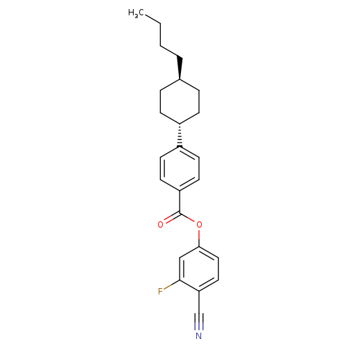3-Fluoro-4-cyanophenyl trans-4- (4-n-butylcyclohexyl)benzoate