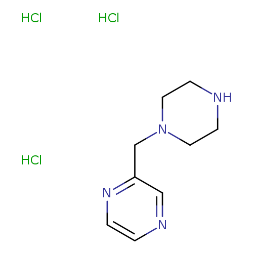 2-(piperazin-1-ylmethyl)pyrazine trihydrochloride