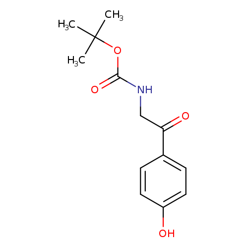 tert-Butyl (2-(4-hydroxyphenyl)-2-oxoethyl)carbamate