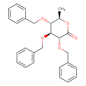 D-Gluconic acid, 6-deoxy-2,3,4-tris-O-(phenylmethyl)-, δ-lactone
