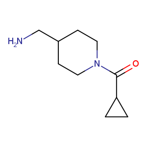 (4-(Aminomethyl)piperidin-1-yl)(cyclopropyl)methanone