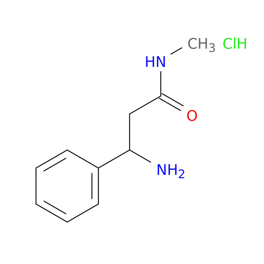 3-amino-N-methyl-3-phenylpropanamide hydrochloride