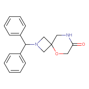 2-benzhydryl-5-oxa-2,8-diazaspiro[3.5]nonan-7-one