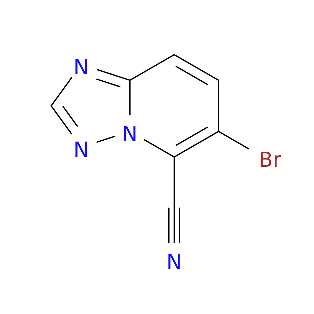 6-bromo-[1,2,4]triazolo[1,5-a]pyridine-5-carbonitrile