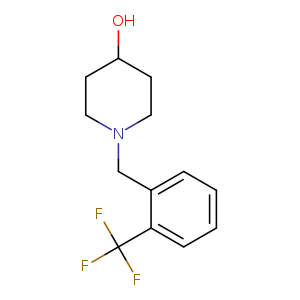 1-{[2-(trifluoromethyl)phenyl]methyl}piperidin-4-ol