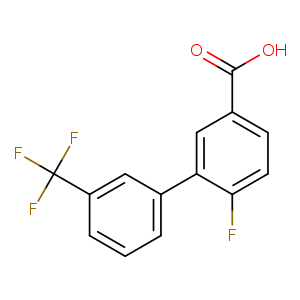 6-Fluoro-3'-(trifluoromethyl)-[1,1'-biphenyl]-3-carboxylic acid
