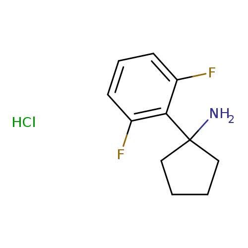 1-(2,6-difluorophenyl)cyclopentan-1-amine hydrochloride
