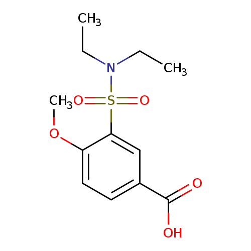 3-(diethylsulfamoyl)-4-methoxybenzoic acid