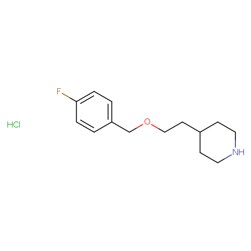 4-(2-((4-Fluorobenzyl)oxy)ethyl)piperidine hydrochloride