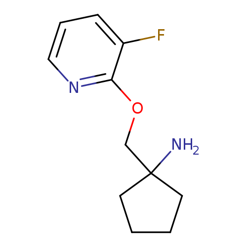 1-{[(3-fluoropyridin-2-yl)oxy]methyl}cyclopentan-1-amine