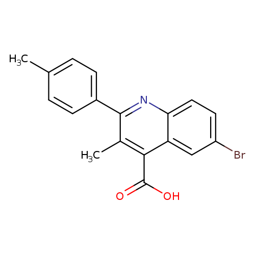 6-Bromo-3-methyl-2-4-tolylquinoline-4-carboxylic acid