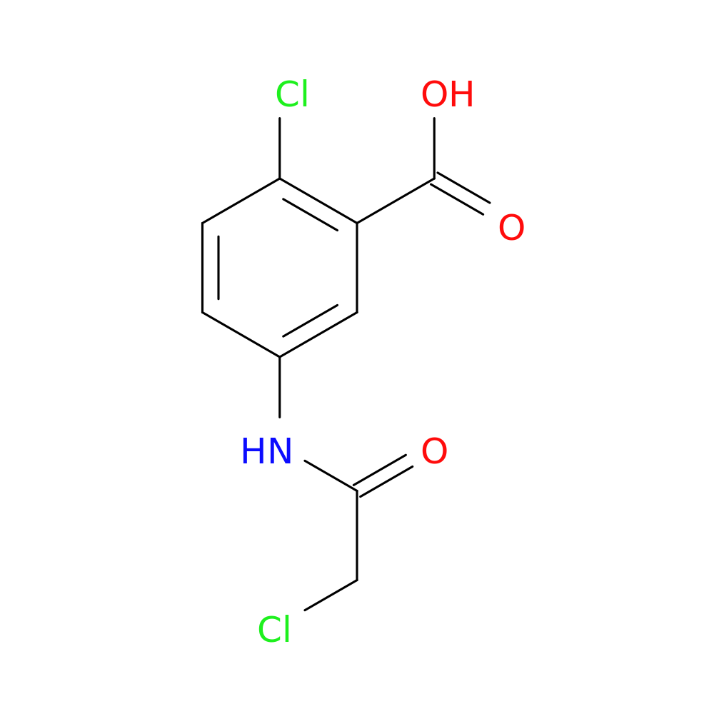 2-Chloro-5-(2-chloroacetamido)benzoic acid