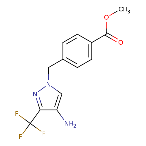 Methyl 4-[[4-amino-3-(trifluoromethyl)-1H-pyrazol-1-yl]methyl]benzoate