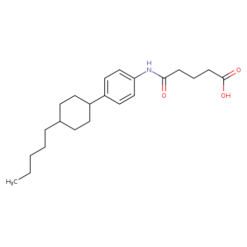 4-{[4-(4-pentylcyclohexyl)phenyl]carbamoyl}butanoic acid